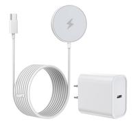 Magnetic Wireless Charger 10ft, 15W Apple Mag-Safe Fast Charger for iPhone 16/15 PD with USB C Apple 10ft Fast Charging Block for iPhone 16/16 Pro/Pro Max/15/14/13/12/11