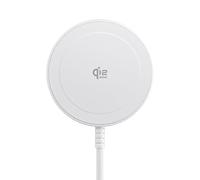 Magnetic Wireless Charger, 25W 5ft Qi2 Fast Charging Pad Compatible With MagSafe for iPhone Air/17/16/15/14/13/12, AirPods 4/3/2/Pro, Galaxy S & Google Pixel 10 Series (No Adapter)-MatteWhite