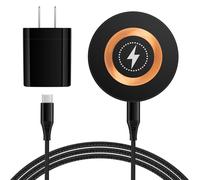 Magnetic Wireless Charger Dock Magsafe Fast Charging Pad for Android Samsung Galaxy Z Fold7 Flip7 S25 Ultra Edge S24 FE S23 S22 S21,Wireless Charging Station with USB C Adapter for iPhone 16 15,Pixel9