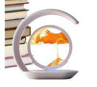 Magnetic Wireless Charger - Dynamic Sandscape Lamp | Wireless Phone Charger | For Table Night Bathroom Home Sensory Meditation Office Bedroom