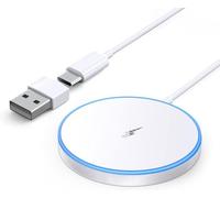 Magnetic Wireless Charger Fast Apple MagSafe Charger Compatible with iPhone 18 Pro Max/Pro/Duo 17 16 15 14 13 12 Series AirPods 5-2 Pro LED Magnet Charging Pad MagSafe Charger with Dual Charging Ports