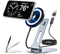 Magnetic Wireless Charger Stand for Mag-Safe Charger, Black