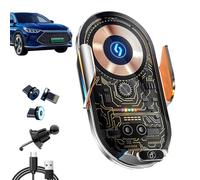Magnetic Wireless Charging Car Mount ? Electric Phone Holder | Automatic Phone Mount with Fast Charging | Mobile Phone Bracket for Most | Ideal for Men and Women The Go