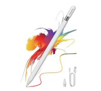 Magnetic Wireless Charging Stylus Pencil for iPad 2024-2025, Tilt Function&Palm Rejection, Stylus Pencil Pro for 2018-2025, iPad 6/7/8/9/10/11th, Mini 5/6/7th, Pro 11"/12.9"/M4, Air 3/4/5/M2/M3, White