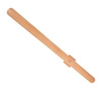 Magnetic Wood Shoe Horn Extra Long Handle for Boots and Dress Shoes | Beech Solid Wood Build, Hangable Portable Design, Bedroom Dressing Area and Travel Use, Khaki Finish