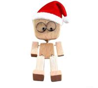 Magnetic Wooden Doll 12 Faces Car Desk Ornament(B)