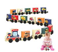 Magnetic Wooden Train Game for Car Educational Toy Development Fine Motor Skills - Perfect for Use in the Living Room or Bedroom, for Family Activities, etc
