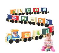 Magnetic Wooden Train Game for | Educational Toy, STEM Learning Toys | Perfect for Use in the Living Room or Bedroom, Family Activities, as a Party Gift,