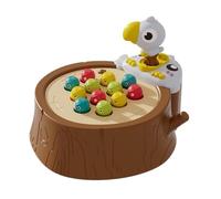 Magnetic Woodpecker Learning Game - Sensory Feeding Activity Toy, Interactive Skill Development Equipment, Durable Wooden Build, Fine Motor Training Design, Educational Play Tool | Kids Boy Girls East