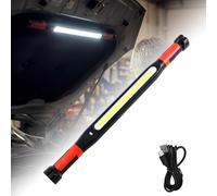 Magnetic Work Light, Rechargeable Underhood Magnetic Light with Hooks Portable Work Light for Car Repairing, Garage, Workshop, Emergency (A-1PC)