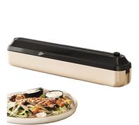 Magnetic Wrap Dispenser with Cutter - Reusable Stick Film Dispenser | Wrap Around Organizer | Multifunctional Attachment Film Cutter for Home, Kitchen, R