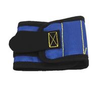 Magnetic Wrist Support Band with Strong Magnets for Holding Screws Nail Bracelet Belt Support Chuck Sports Magnetic Tool Bag(Blue,2pcs)