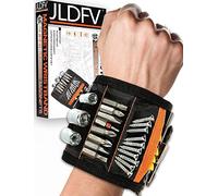 Magnetic Wristband for Holding Screws,Birthday Gifts for Men Tool Belt with 15 Magnetic Wristband Tools, Gifts for Men/Nails/Drill,Cool Gifts for Dad, Husband, Handyman