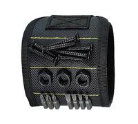Magnetic Wristband for Tool Father Colleague with Magnets Adjustable Size Suitable for Fixing with Screw Nails Wrenches