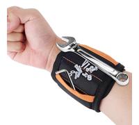 Magnetic Wristband for Tools, Heavy Duty Wrist Band with Strong Magnet for Screws Nails Hardware Gifts for Dad, Presents for Men, Birthday Gifts for Father