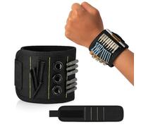 Magnetic Wristband for Tools - Ideal Tools - Magnetic Wristband for Screws, DIY Projects, Men Tool - Handy Wrist Tool Holder, Gadgets for Dad Gift