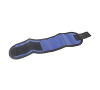 Magnetic Wristband, Magnetic Wrist Strap Strong Iron Absorbing Portable Adjustable 5 Magnet Tool Wristband for Screws, Nails, Drill Bits (blue)