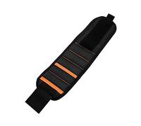 Magnetic Wristband - Strong Magnetism with 10 Magnets and 2 Pockets for Enhanced Tool Storage, Adjustable Length for DIY Projects