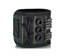 Magnetic Wristband, Tool Belt with 3 Powerful Magnets for Holding Screws, Nails, Bolts, Drill Bits, Fasteners, Scissors, and Other Small Tool for DIY, Boyfriend, Husband, Father, Men Gifts Tool