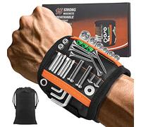 Magnetic Wristband with 15 Strong Magnets for Holding Screws, Nails, Drill Bits, Perfect Tool Gift for Men, DIY Handyman, Father, Dad, Husband, Boyfriend, Him, Women