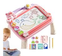 Magnetic Writing Board for Kids, Magnetic Drawing Board, Magnetic Cartoon Scribble Board with 2 Pens, Multi-Purpose Early Learning Learning Toy, Travel Size Graffiti Board Boys, Me