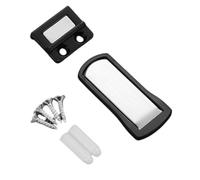 Magnetic Zinc Alloy Door Stopper with for Ultra-Thin Invisible Design, Anti-Collision and Anti-Kick Protection, Rust-Resistant Floor or Wall Mount for Home, Hotel, Bathroom, Living Room, Silver