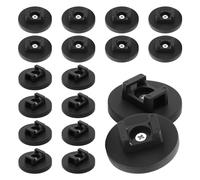 Magnetic Zip Tie Mount, 20PCS 43mm Magnetic Cable Zip Tie Base Multipurpose Cable Organizer Clip Wire Ties Mount for Home Office Car Boat Cable Wire Organization