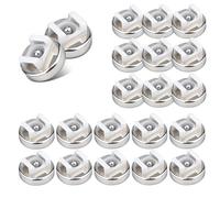 Magnetic Zip Tie Mount, Upgraded 20PCS 20mm Magnetic Cable Zip Tie Base Multipurpose Cable Organizer Clip Wire Ties Mount for Home Office Car Boat Cable Wire Organization