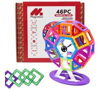 Magnetics Magnetic Building Tiles Ferris Wheel 46 Piece Set
