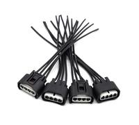 Magneto Coil 4/6pcs 4 Pin Way Ignition Coil Plug Waterproof Electrical Connector Plug For Pontiac For Vibe 03-10 For Scion For TC 05-10 9098011885 90980-11885 Ignitions(4pcs)