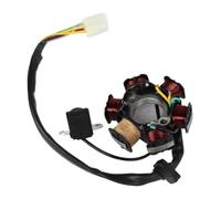 Magneto Ignition Coil Rotor Stator For C DY100 C100 100 CC 6 Pole DC Full Wave Motorbike Magnetic Ignition Coil Motorcycle Stator 5 Wires Magneto Stator Ignition Coil