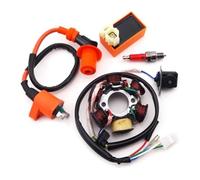 Magneto Ignition Coil Rotor Stator For GY6 49cc 50cc Moped Scooter Pit Dirt Bike Motorcycle Engines CDI Ignition Ignition Coil AC CDI