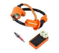 Magneto Ignition Coil Rotor Stator For GY6 GY6 50Cc 125Cc 150Cc 4-Stroke Engine Scooter Moped Motorcycle Engines CDI Ignition Motorcycle Ignition Coil CDI