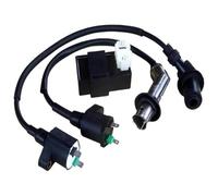 Magneto Ignition Coil Rotor Stator For GY6125 GY6 125 150cc 152QMI 157QMJ Ignition Coil High-voltage Package AC DC Igniter CDI Motorcycle Ignition CDI Device(Supporting products)