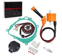 Magneto Ignition Coil Stator Regulator Ignition Coil Spark Gasket Kit For Quadsport Z400 LTZ 400 LTZ400 2003-2008 32101-07G00