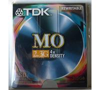 MAGNETO OPTICAL DISK, 2.3 GB CARTRIDGE, 512 BYTES/SEC, 5.25" FORM FACTOR, TDK, REWRITABLE