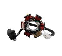 Magneto Stator 6 Pole Magneto Flywheel Stator For GY6 50cc 125cc 150cc PIT Quad Dirt Bike ATV Buggy Scooter Moped Motorcycle Voltage Regulator