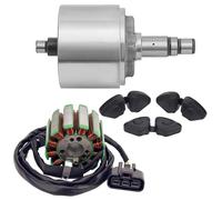 Magneto stator assembly Motorcycle Motor Magnetic Cylinder Rotor Rubber Stator Coil Fit For YAMAHA FZ8 FZ8N Fazer 800 FZ8S FZ1 FZ1N FZ1S YZF AC generator stator (1 Set)