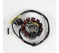Magneto Stator Coil Compatible With GY6 For 125CC For CB125 For ZS125 Motorcycle Generator Stator Coil 11 Poles 6 For Copper Wire Magneto Motorcycle Accessories