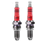 Magneto Stator Coil For GY6 CG 50 70 110 125 150CC A7TC D8TC Motorcycle Spark Plugs CDI BOX Igniter 1/2Pcs 3 Triple Electrode Atv Scooter Ignition(2Pcs D8TC)