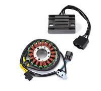 Magneto Stator For Suzuki For DR 250 DR250 DRZ250 DR-Z250 1998-2007 2009 Engine Stator Coil And Voltage Regulator Rectifier With Gasket(B)