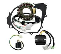 Magneto Stator For Warrior 350 YFM350X 1996-2001 3HN-85510-10-00 Starter Relay Solenoid Stator Coil Regulator Rectifier And Gasket 1set