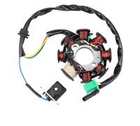 Magneto Stator Motorcycle Stator Ignition Coil Magneto 8 Coils For GY6 49cc 50cc 110cc 125cc 150cc 139QMB 147QMD 152QMI 157QMJ Scooter Moped