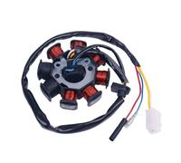 Magneto stator plate lgnition Motorcycle Generator Stator Coil Glixal GY6 49cc 50cc 8-coil Magneto Alternator For 139QMB 139QMA Scooter Moped Engine