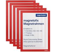 Magnetoplan 1130406 Magnetic frame Red A3 for Whiteboards and Noti...