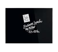 magnetoplan 13403012 Designer Glass Boards, Magnetic, 800x600 mm, Deep/Black