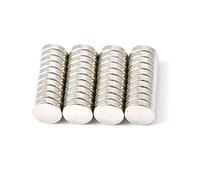 Magnetpro Neodymium Super Magnets, 40 Pack - 10x3 mm, Round, Glass, Silver - Up to 2.3 kg Adhesive Strength