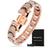 MagnetRX® Copper Bracelet for Men - EllipseMAX 5X Strength 5,000 Gauss Magnets - Premium Mens Copper Bracelet with Adjustable Length (Arrow Style)