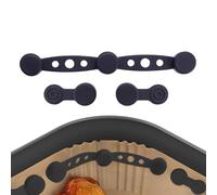 Magnets for Airfryer Baking Paper, Hot Air Fryer Air Frying Magnets for Parchment Paper, Silicone Air Frying Magnetic Buckle, Replacement Parts for Down and Prevent the Heating Element from Burning