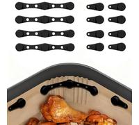 Magnets for Airfryer Baking Paper, Pack of 12 Silicone Magnets, Hot Air Fryer, Safe Stable, Prevents Burning & Moving of Baking Paper, Compatible with All Hot Air Fryers